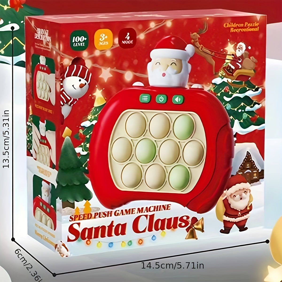 Kids Pop Fidget Game Toys, Stress Pop Light Up Game