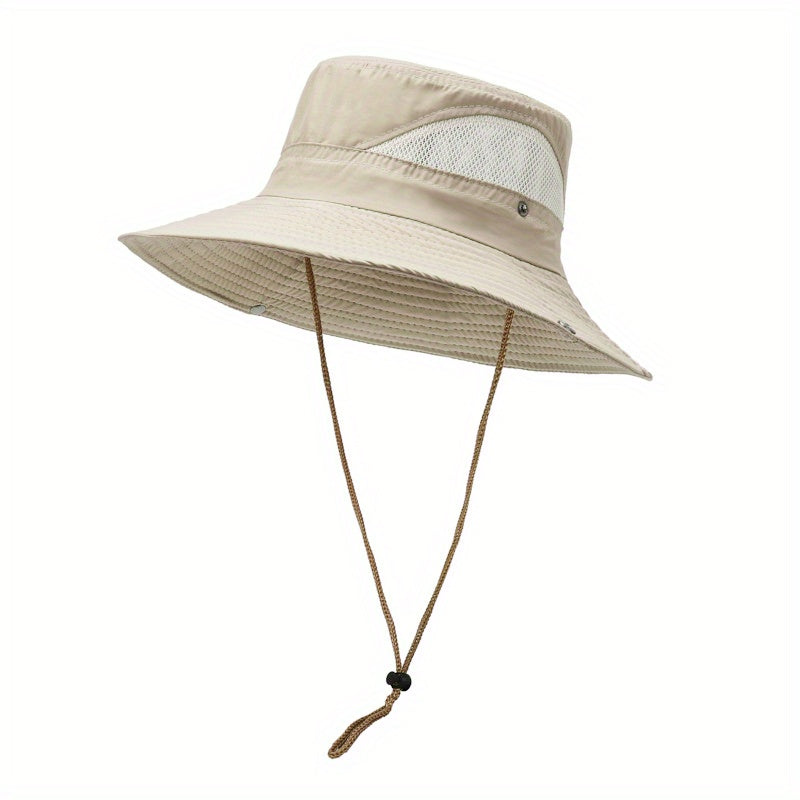 Outdoor Sun Hat Mesh Breathable UV Protection Big Brim Hat