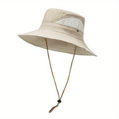Outdoor Sun Hat Mesh Breathable UV Protection Big Brim Hat