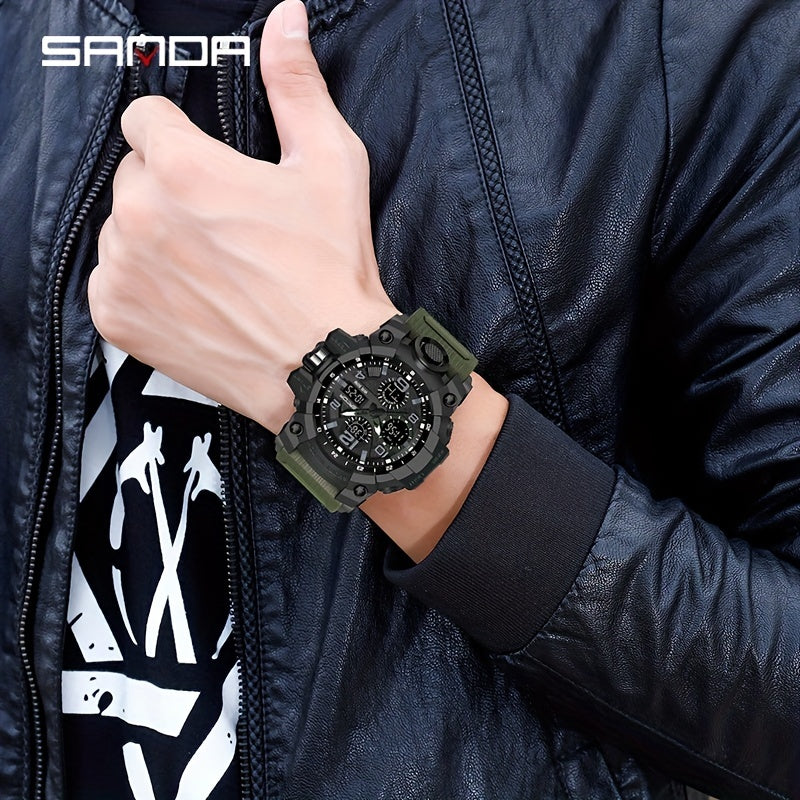 Waterproof Digital LED Outdoor Military Men's Watch