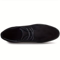 Men's Retro Lace Up Derby Shoes Wear-resistant Non-Slip Casual Shoes