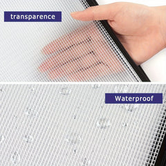 Plastic Mesh Zipper Bags for School Office Supplies - Set of 6 or 12