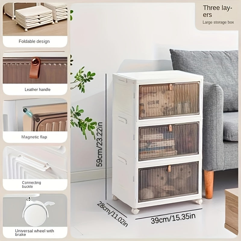 Plastic Storage Bins With Double Doors