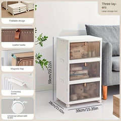 Plastic Storage Bins With Double Doors