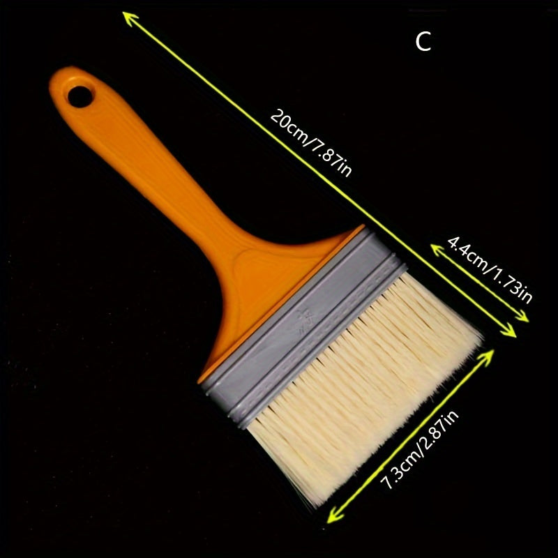Plastic Handle Silk Brush Paint Brush Waterproof Thin Handle Dust Brush
