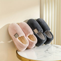 Women's Plush Slippers Home Warm Cozy Fuzzy Shoes
