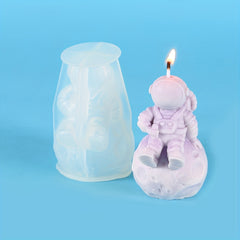 Astronaut Silicone Mold Candle Aromatherapy Resin Casting DIY Craft Tool