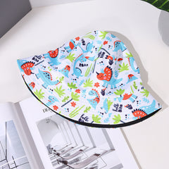Dinosaur Print Bucket Hat Lightweight Sun Shade Fisherman Cap