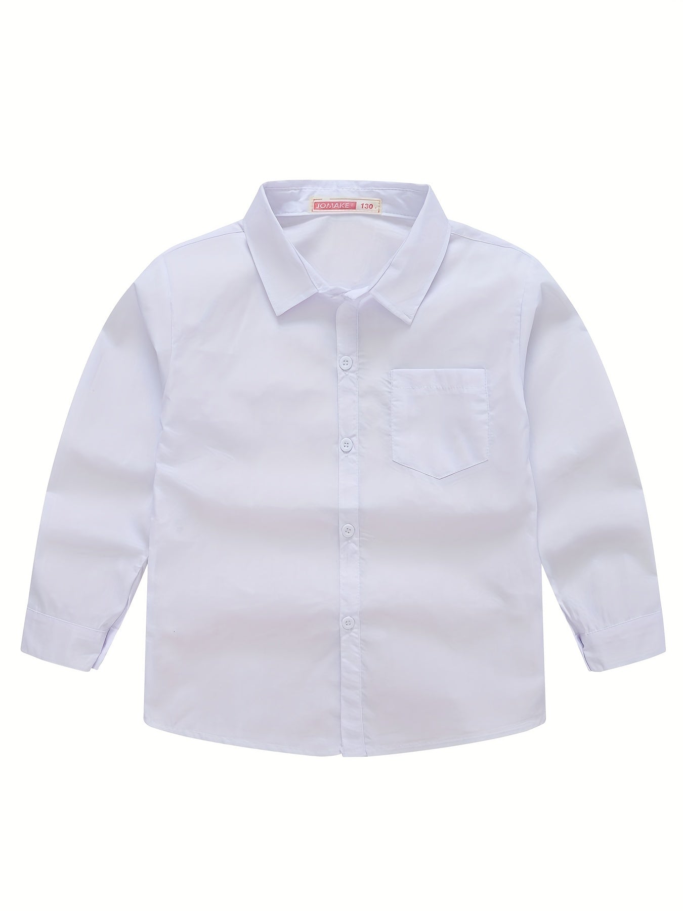 Boys Long Sleeves Button Down Shirt Tops Preppy Style