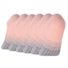 6 Pairs Women's Non-Slip Yoga Socks Soft Sports Ankle Socks