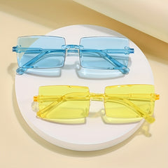 Kids Square Frame Sunglasses Party Dress Up Props Glasses
