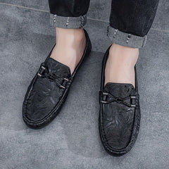 Men's Moc Toe Loafer Shoes Slip On Driving Shoes Men's Shoes