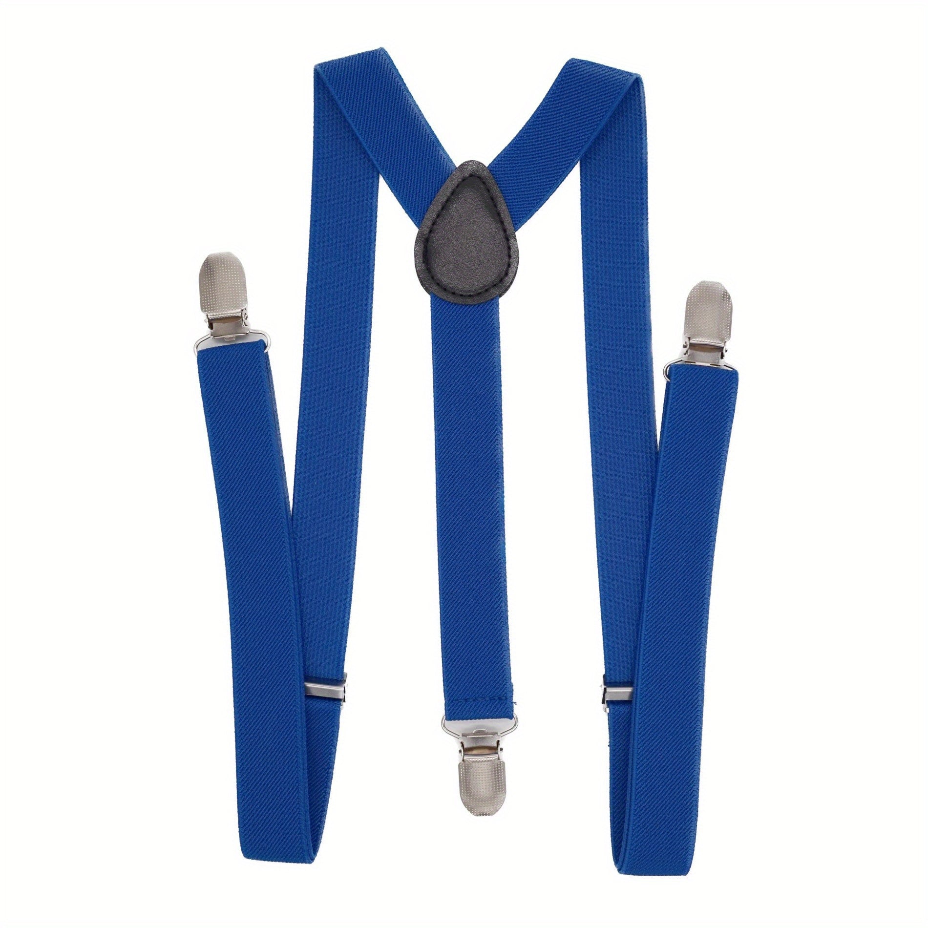 Adjustable Y Back Clip-on Suspenders 1 Inch Elastic