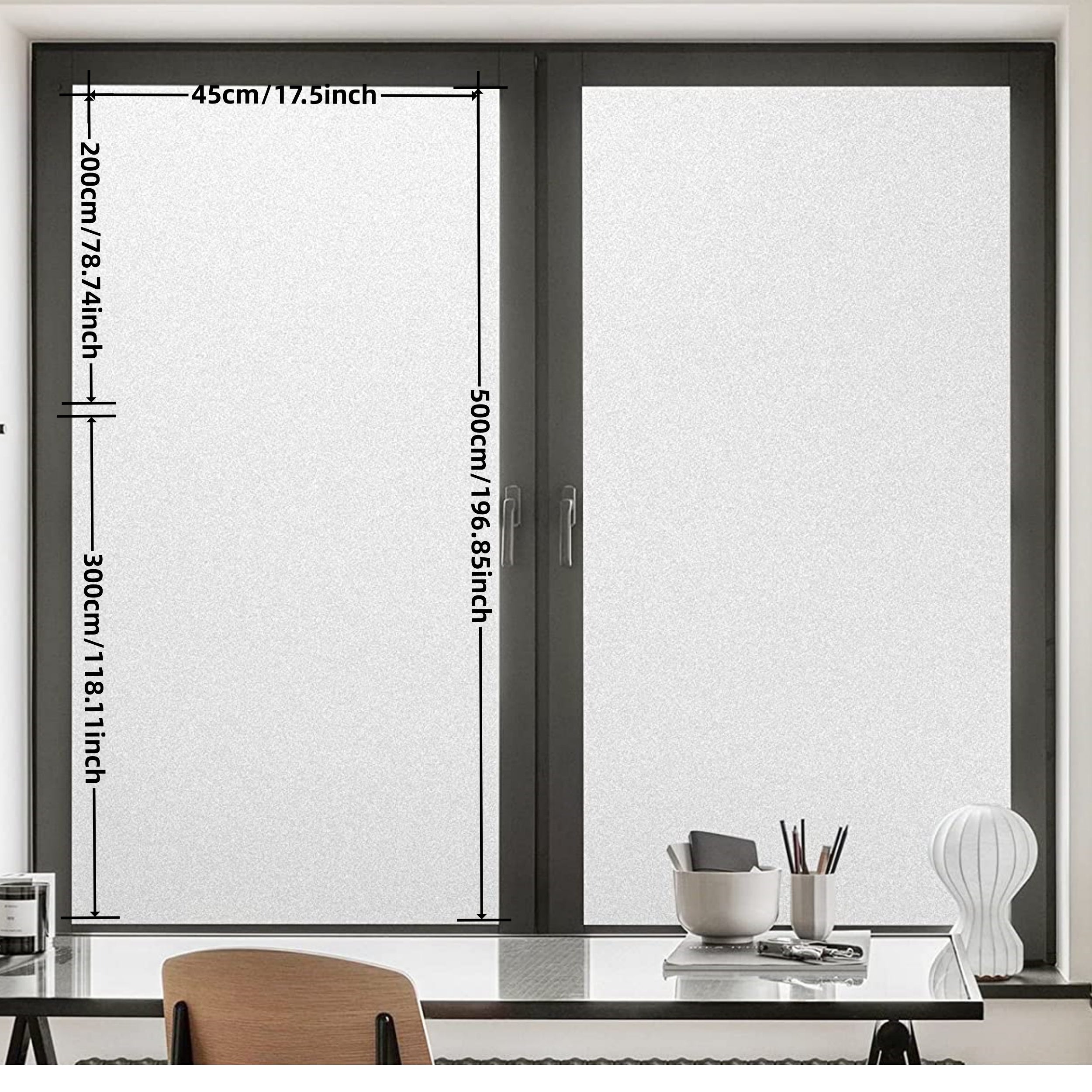 Frosted Glass Window Film Heat Blocking Window Tinting Film