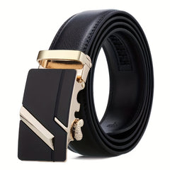 Classic Automatic Belt Business Cowhide Leather Belt
