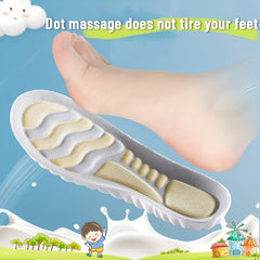 Kids Shock Absorption Insoles High Elastic Comfortable Running Sneaker Insoles