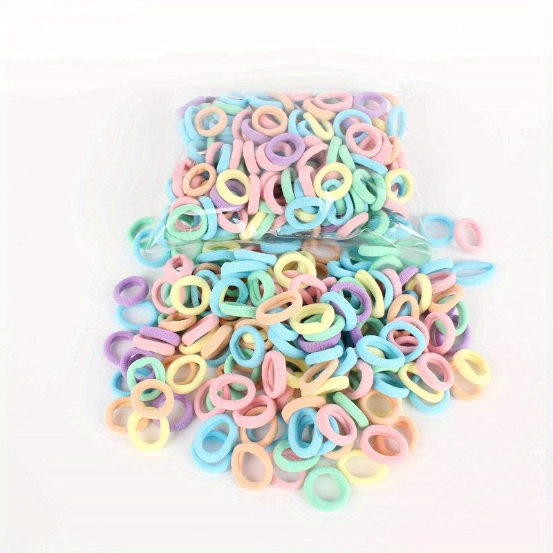 100 Children's Hair Rings Sweet Elastic Hair Ties