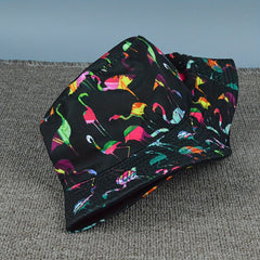 Flamingo Print Bucket Hat Sun Protection Hat