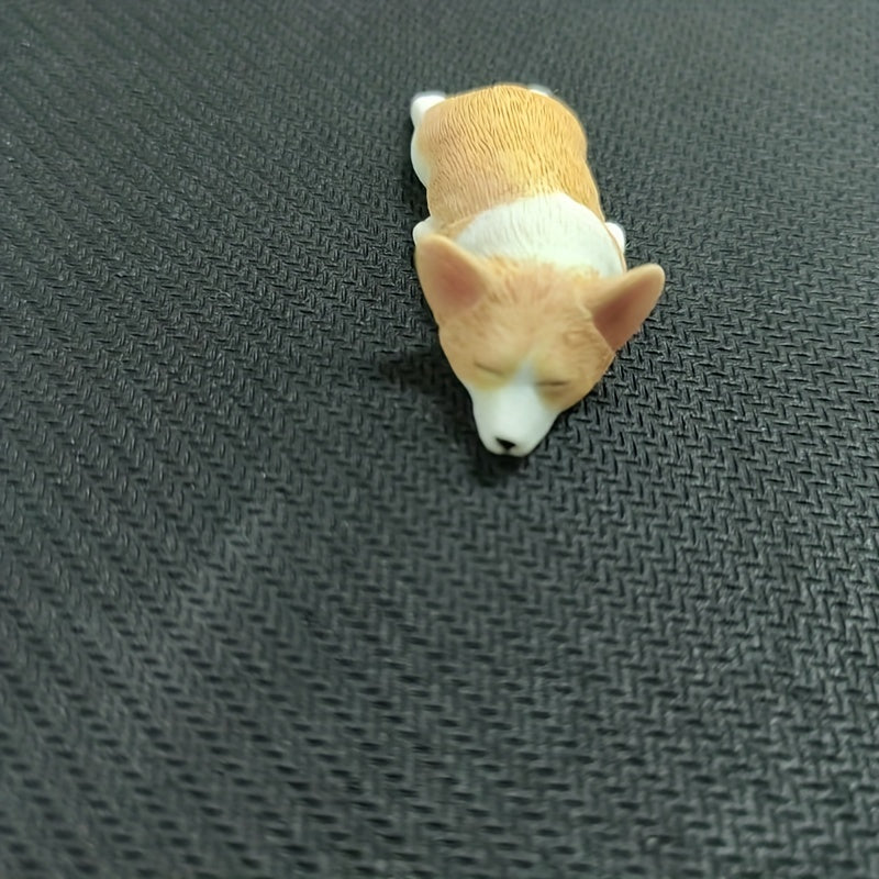 Mini Corgi Car Ornament Model Cake Decoration Bonsai Doll Puppy
