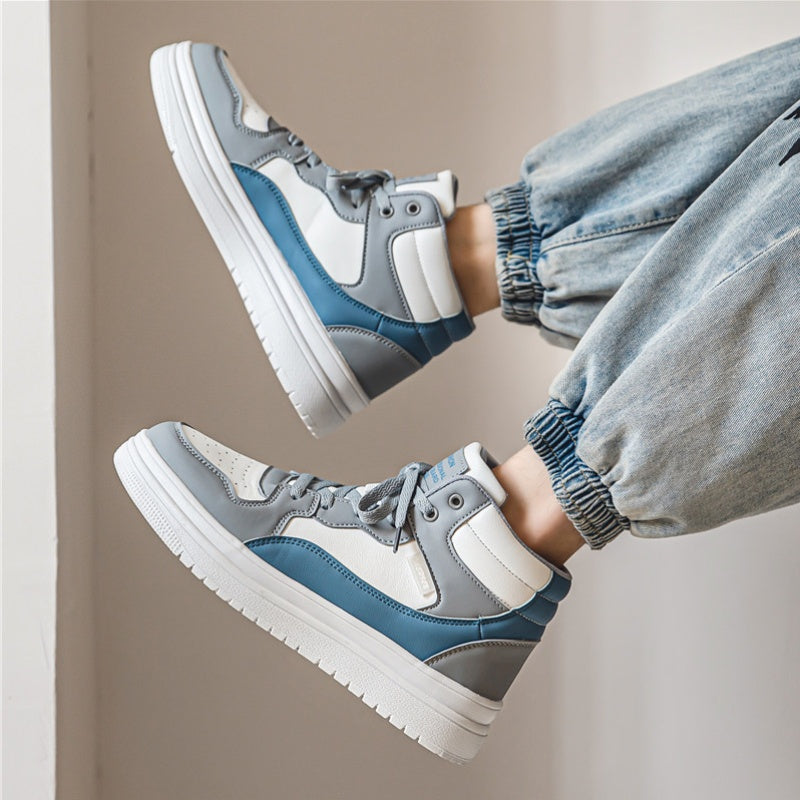 Men's High Top Lace-Up Chunky Skate Shoes