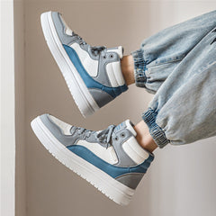 Men's High Top Lace-Up Chunky Skate Shoes