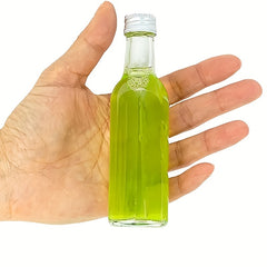 24pcs Mini Empty Bottles 60ml PET Bottles Reusable With Lids Funnel
