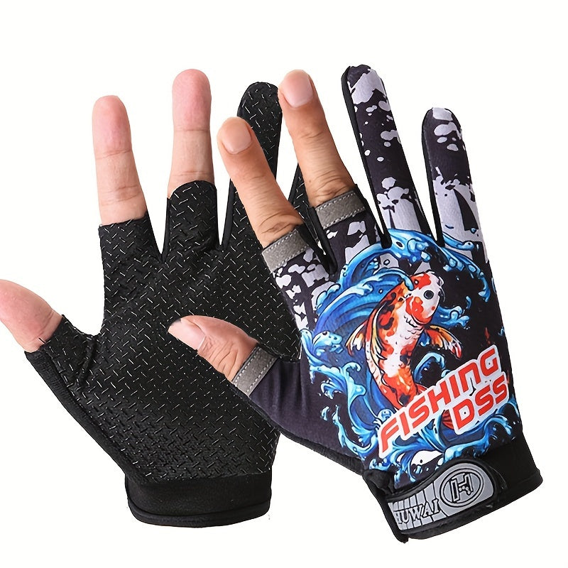 Outdoor Fishing Gloves Non slip Cycling Gloves
