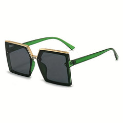 Square Frame Sunglasses Men Women Casual Mod UV400