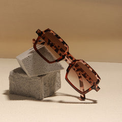 Vintage Square Sunglasses Polarized UV Protection