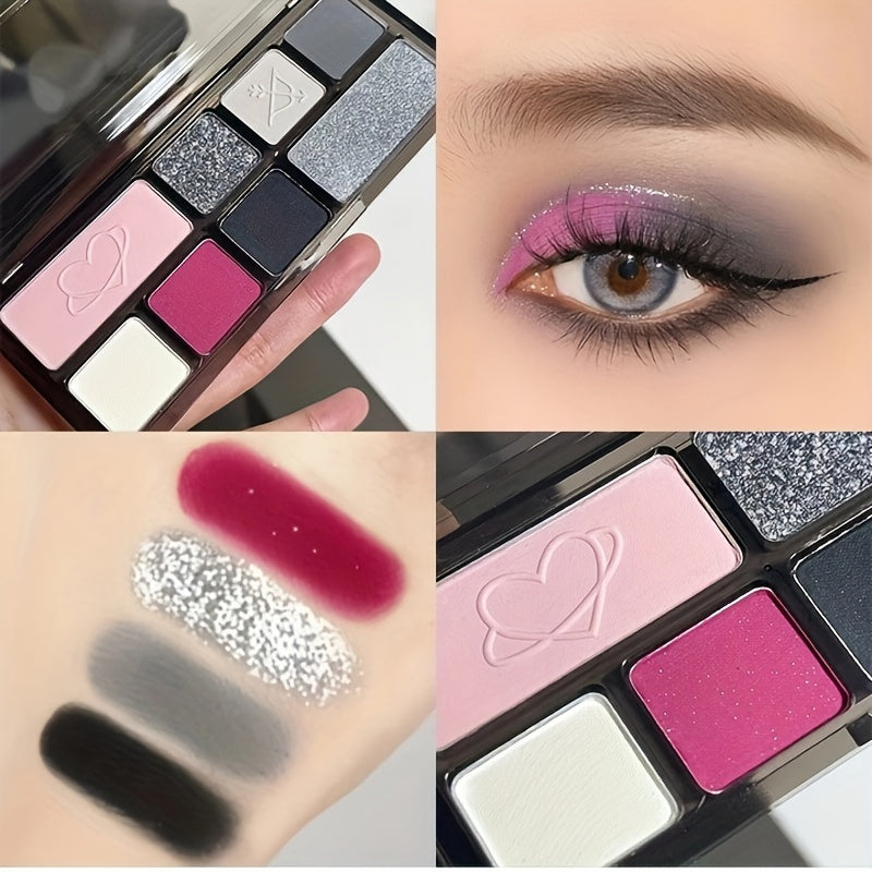 Smokey Eyeshadow Palette Matte Contouring Natural Look