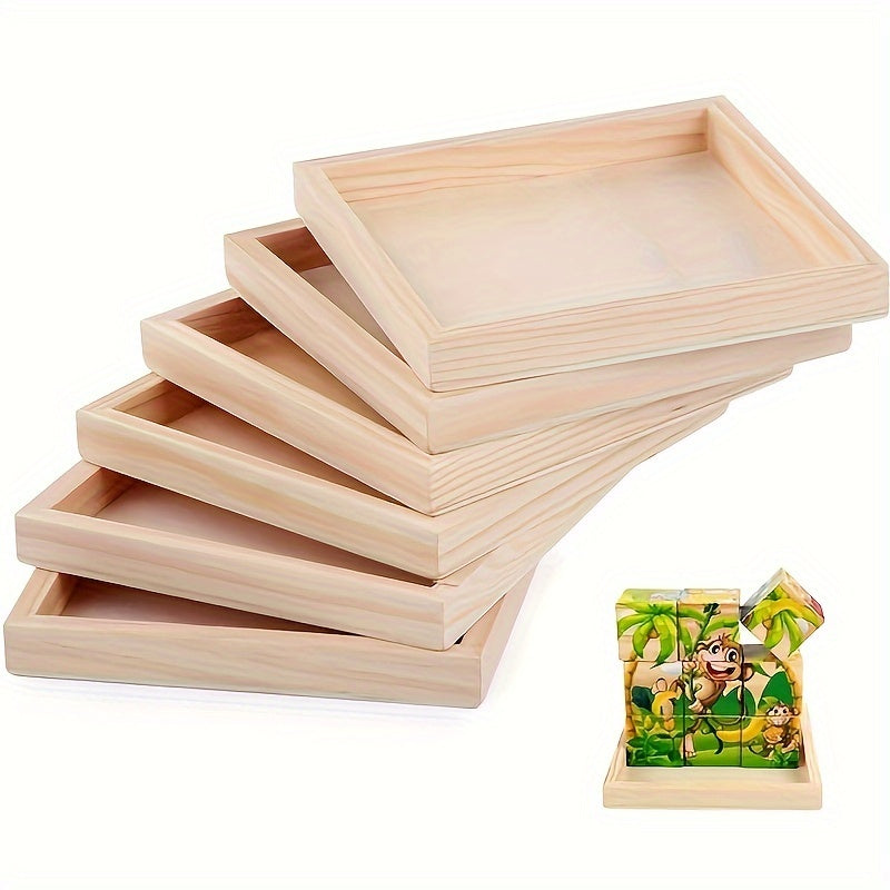 Small Wooden Tray For Handicraft Projects DIY Wooden Tray