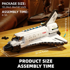 TYCOLE Space Shuttle Building Blocks Set Educational Toy ABS Plastic Desk