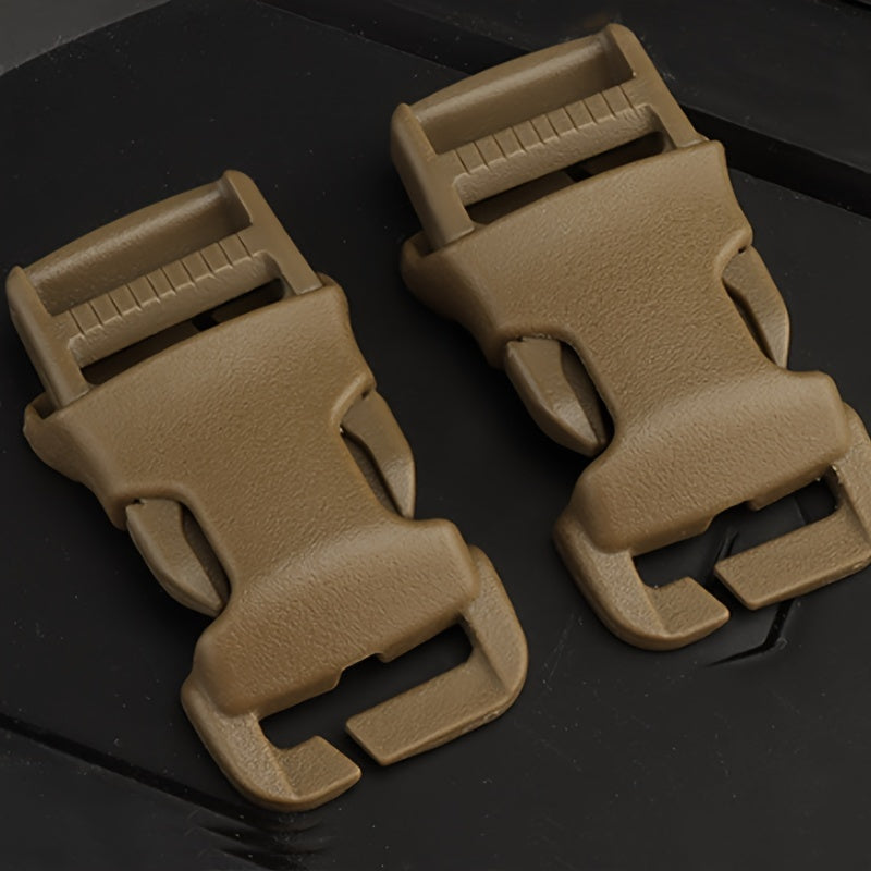 2pcs Detachable Buckles Molle Webbing Buckle Clip Backpack Accessories