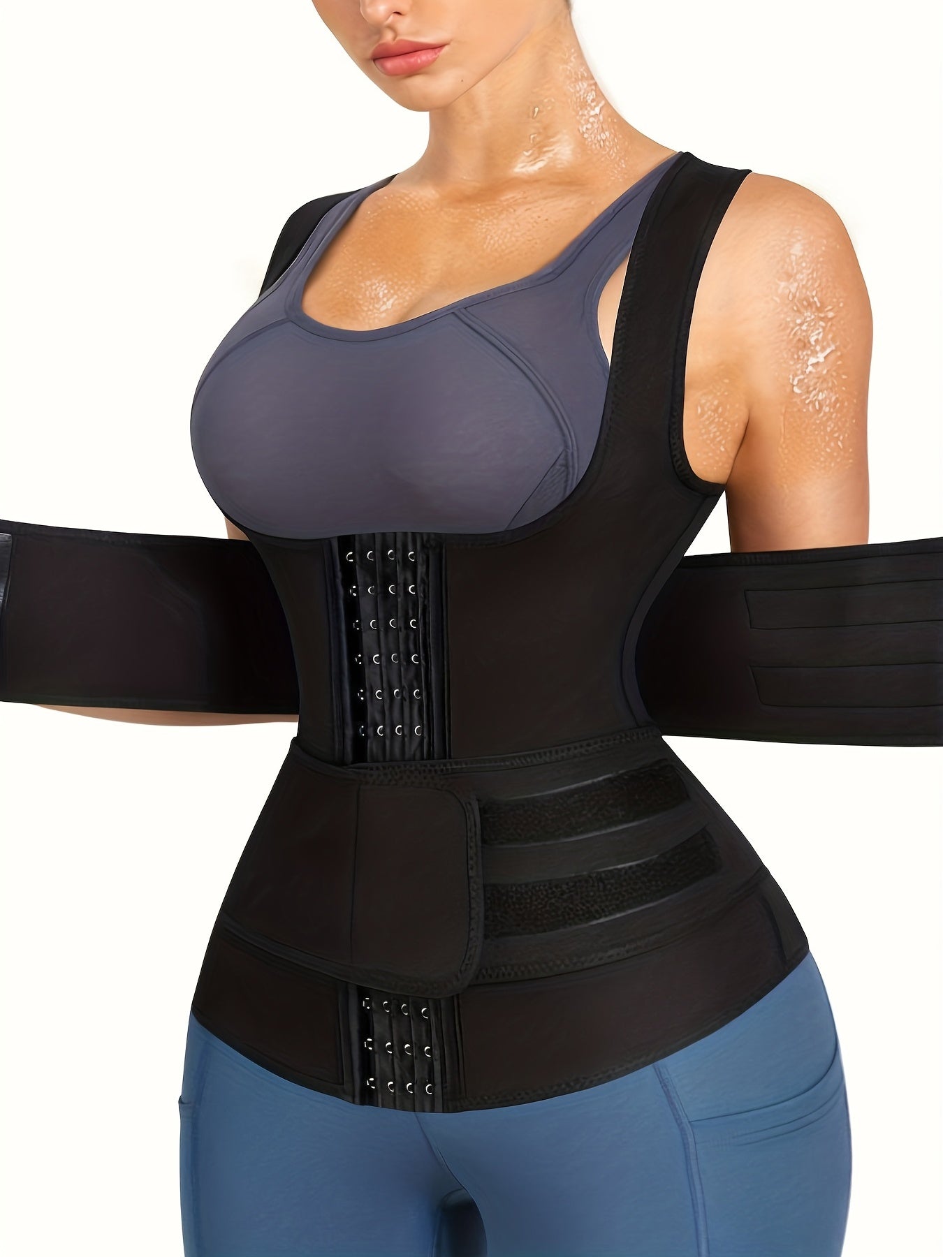 Women's Sauna Sweat Waist Trainer Vest for Weight Loss Workout