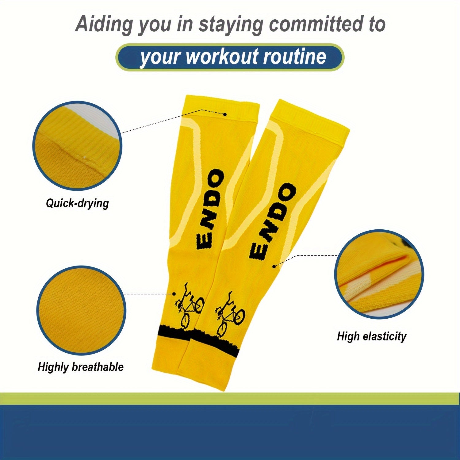 Cooling Arm Sleeves Moisture Wicking for Outdoor Driving Cycling