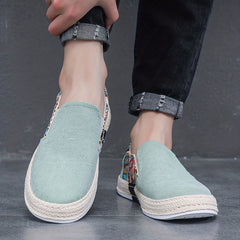 Men's Slip-On Espadrilles Loafers Canvas Sneakers