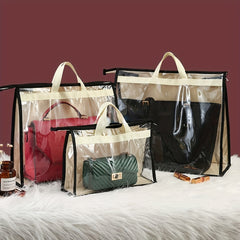 Clear Dust Bag for Handbags S M L XL Purse Storage Organizer