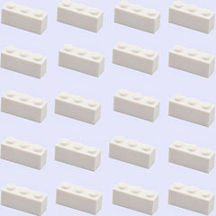 20pcs Sixteen Colors Building Blocks High Wall Bricks DIY Scenery Toys