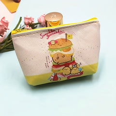 Kids Cartoon Print Coin Purse Wallet with Zipper