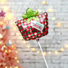 8pcs Christmas Mini Balloons Counter Decoration Aluminum Film Balloons