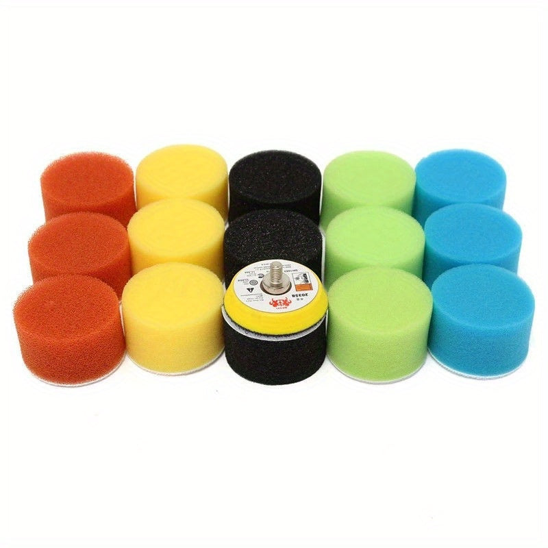 16pcs Car Polishing Sponge Set