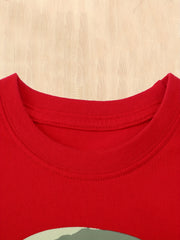 Boy's Game Controller & Headphone Graphic Long Sleeve Tee