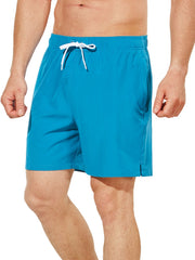 Men's Quick Dry Beach Shorts w/ Drawstring & Pockets