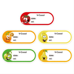 250pcs Date Sticker Labels for Home Kitchen Food Marking