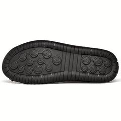 Men's Vintage High Top Boots, Zipper Closure, Casual Outdoor Shoes