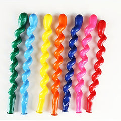 20pcs Twist Balloon Spiral Balloon Party Decor Supplies