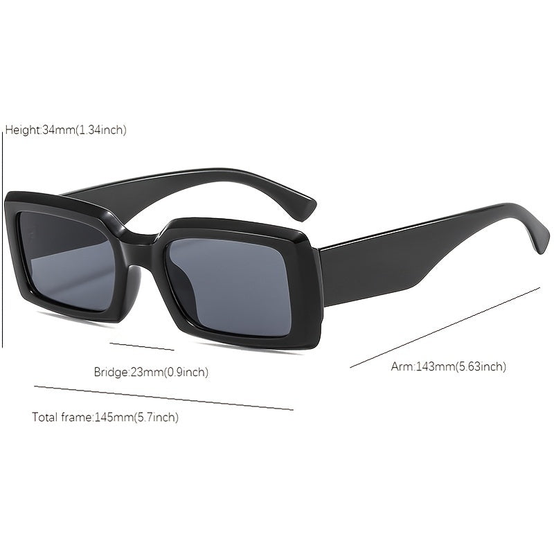 Stylish Oversized Square Sunglasses for Women Mirror Sun Protection Lenses