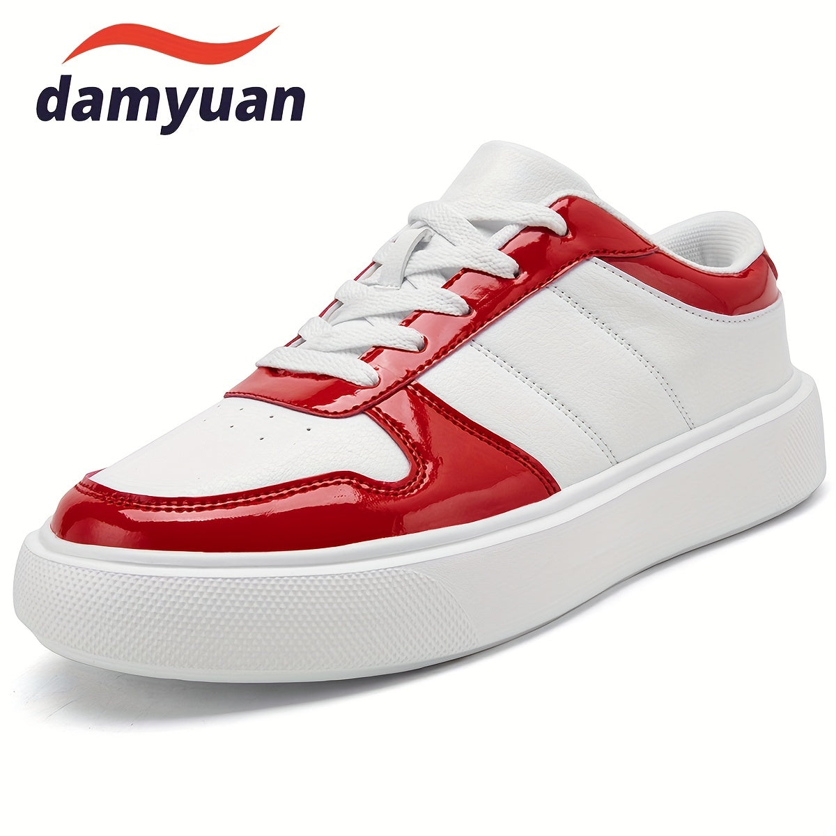 Men's Platform Skate Shoes Lace Up Breathable