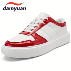 Men's Platform Skate Shoes Lace Up Breathable