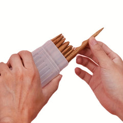 Clear Knitting Needle Container Stick Needle Collection Tool